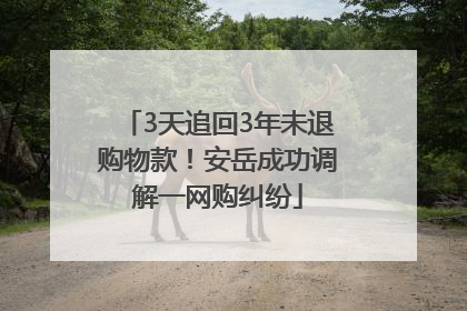 3天追回3年未退购物款！安岳成功调解一网购纠纷